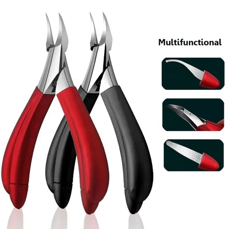 Stainless Steel Nail Clipper for Thick Hard Toenails