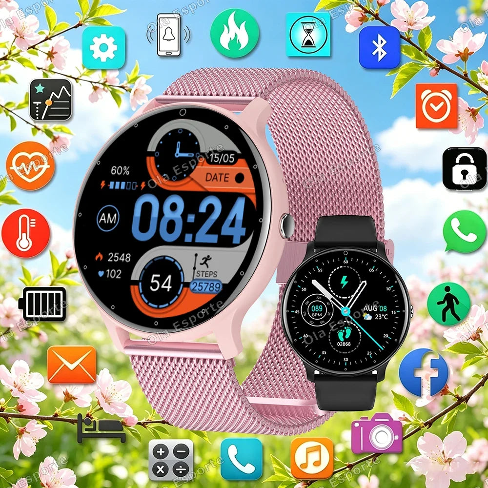 Ola Esporte Smart Watch | Full Touch, IP67, Bluetooth – Men & Women
