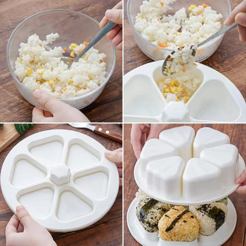 Sushi Maker Press Making Japanese Onigiri Home D I Y Mold Rice Ball