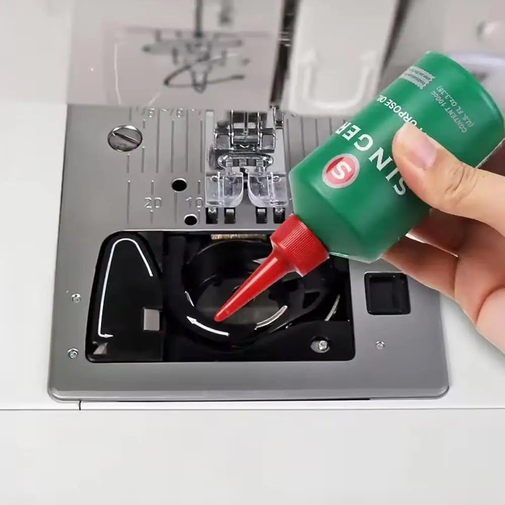 Sewing Machine Oil Lubricant 80ml – White Oil for All Brands