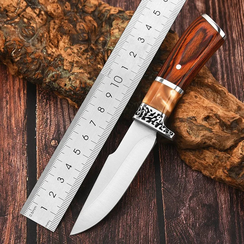 Hand Forged Boning Knife – Wood Handle Hunting & Kitchen Knife