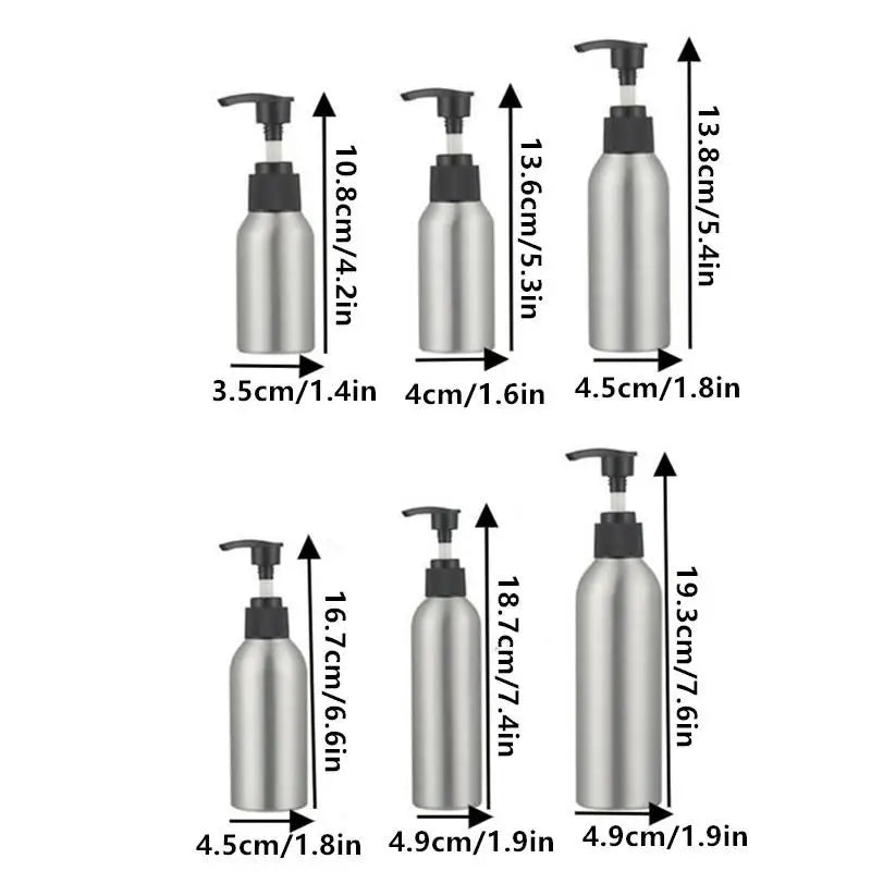 Refillable Aluminum Foaming Soap Dispenser Bottle 50–250ml