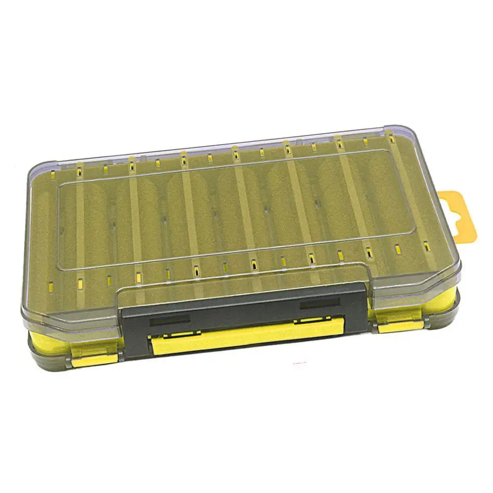 Double-Sided Fishing Tackle Box – Portable Bait Storage Case