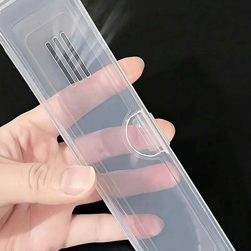 Transparent Travel Toothbrush & Toothpaste Storage Case