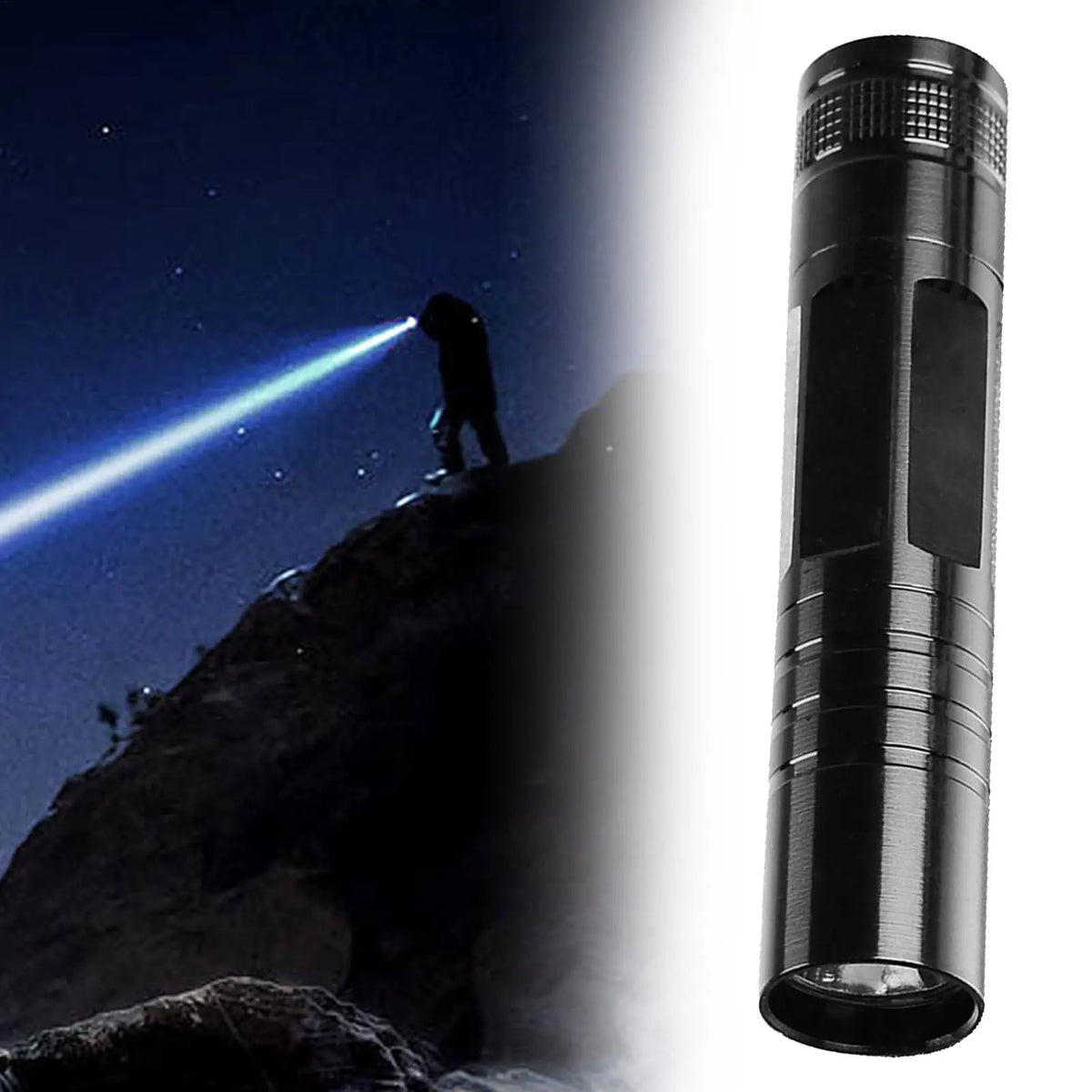 LED Flashlight – Waterproof Aluminum Torch for Camping & Hiking