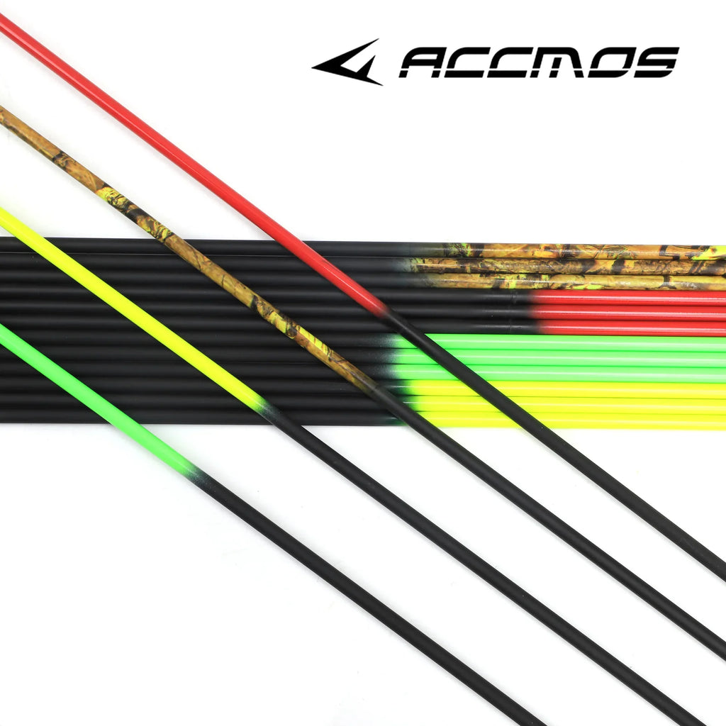12 Mixed Carbon Arrow Shafts ID6 OD7 Tube Diameter Archery Shooting