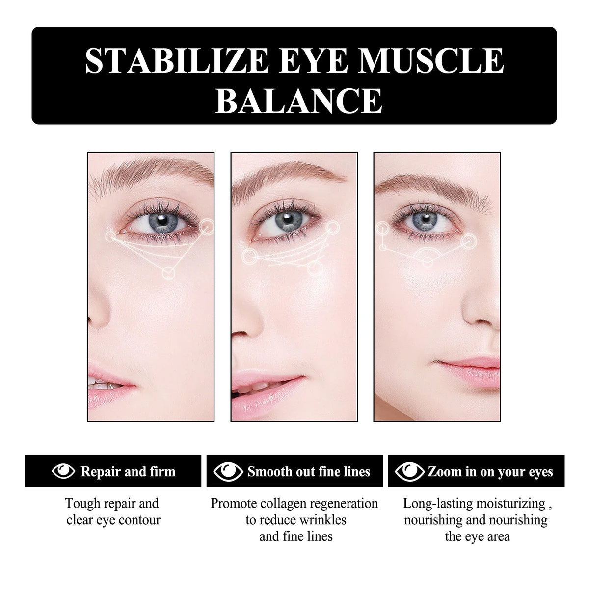 Snake Venom Peptide Eye Cream – Anti-Wrinkle Dark Circle Remover