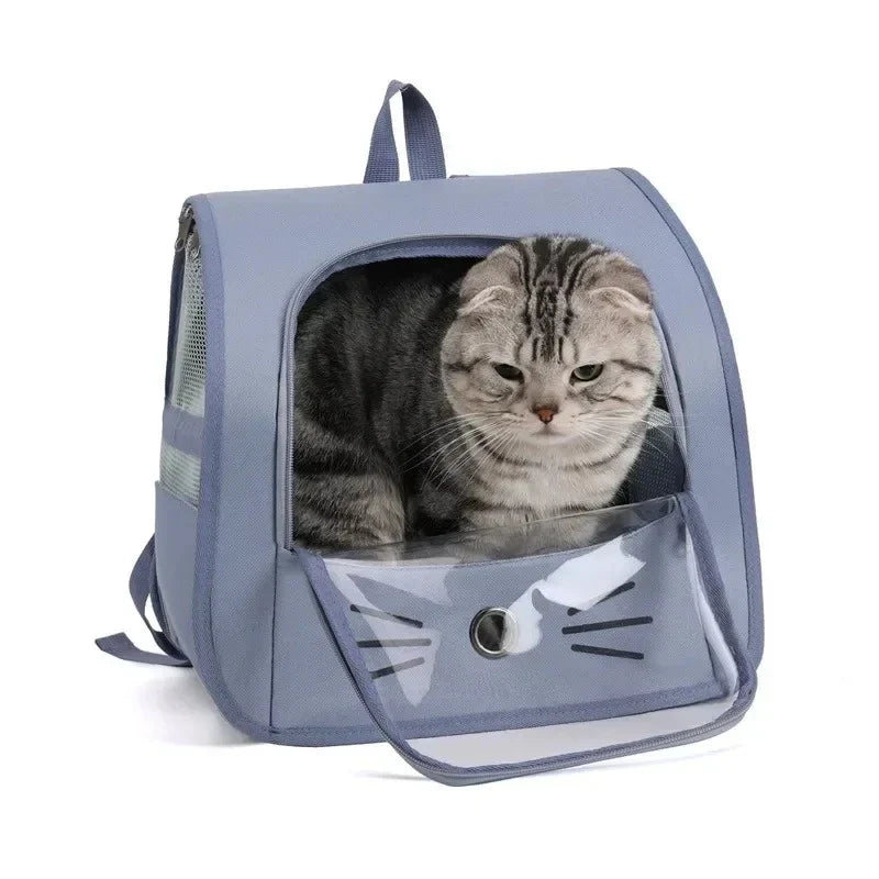 Breathable Cat Carrier Backpack for Cats & Small Dogs