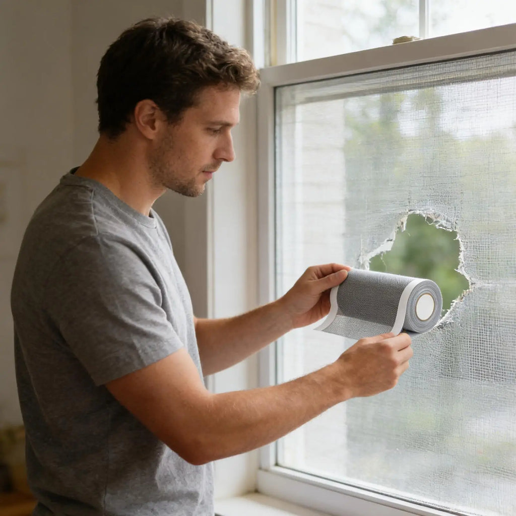 Self-Adhesive Window Screen Repair Mesh Tape | Bug Fix Patch