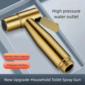 High-Pressure Bidet Spray Gun | Stainless Steel Toilet Nozzle