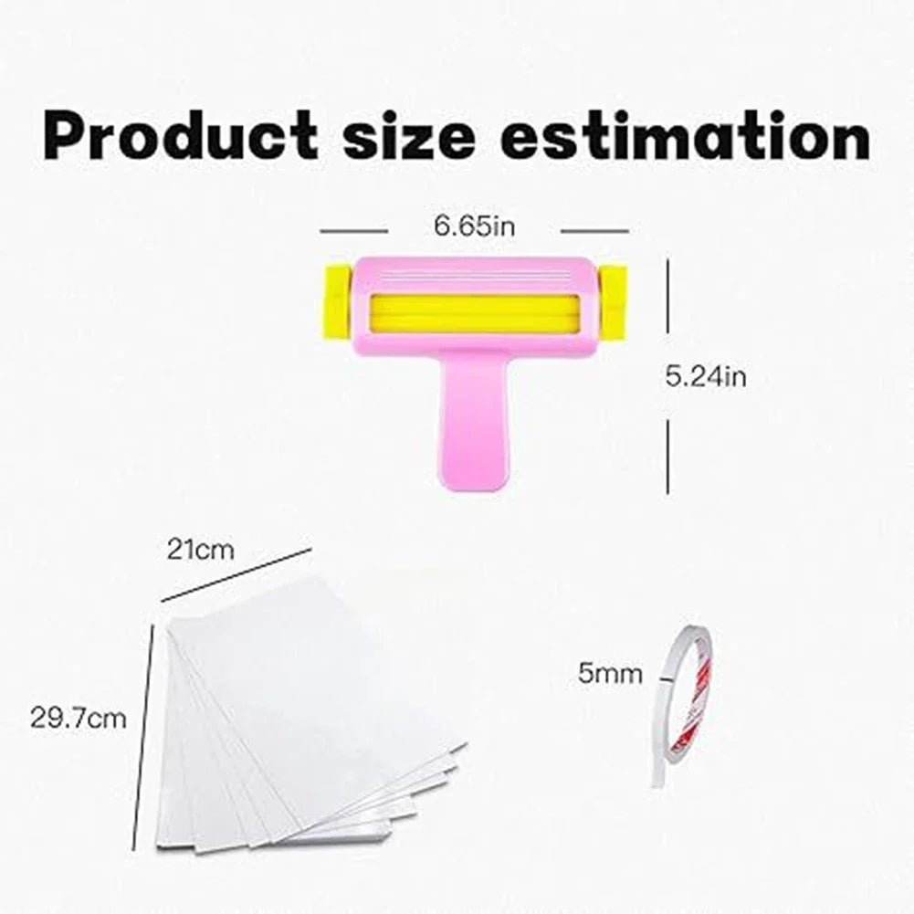 Paper Crimper Craft Set | Photo Paper & Double-Sided Tape