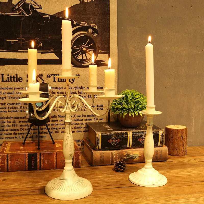 Modern European Candlestick Holder – Elegant Table Decor