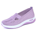 Lorilury Women's Slip-On Knit Sneakers – Wide Fit, Sizes 5–10.5