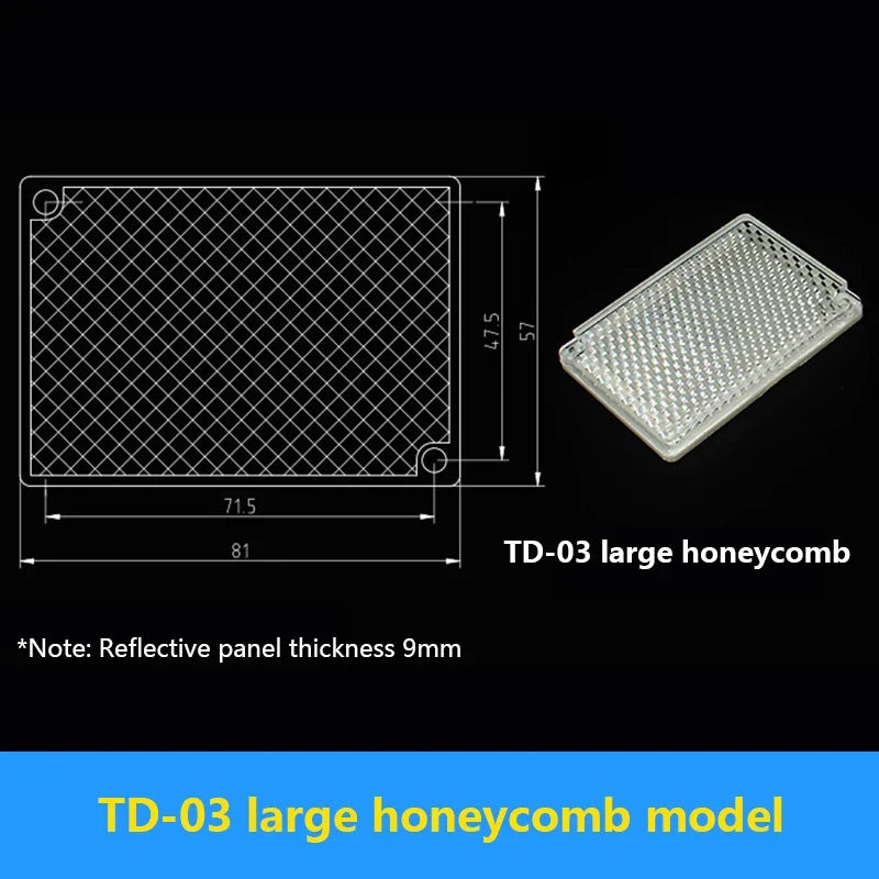 TD Mirror Reflector Plate for Photoelectric Sensors TD-02 to TD-09