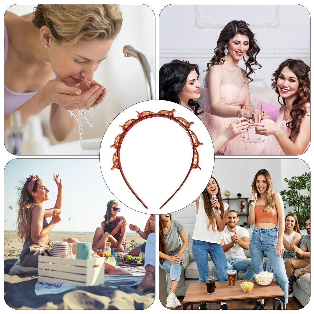 Women's Headband with Clips – Twist, Plait & Bang Styling Hoop