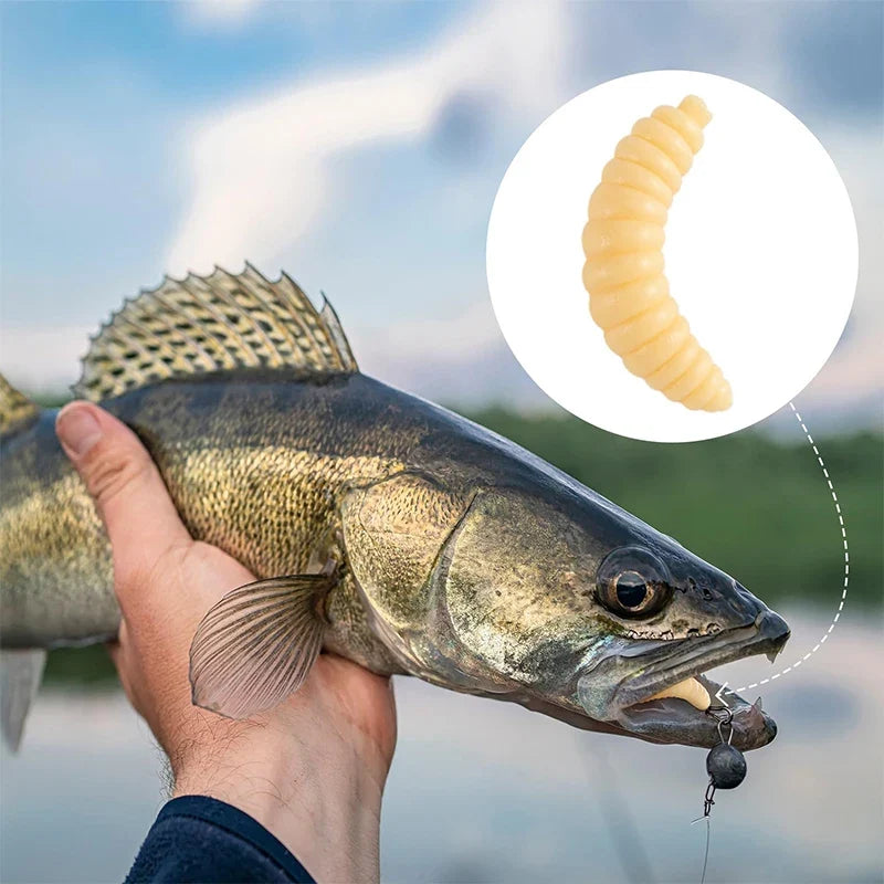 2026 Fishing Bait Lure Artificial Bug Smell Worms Gear Outdoor