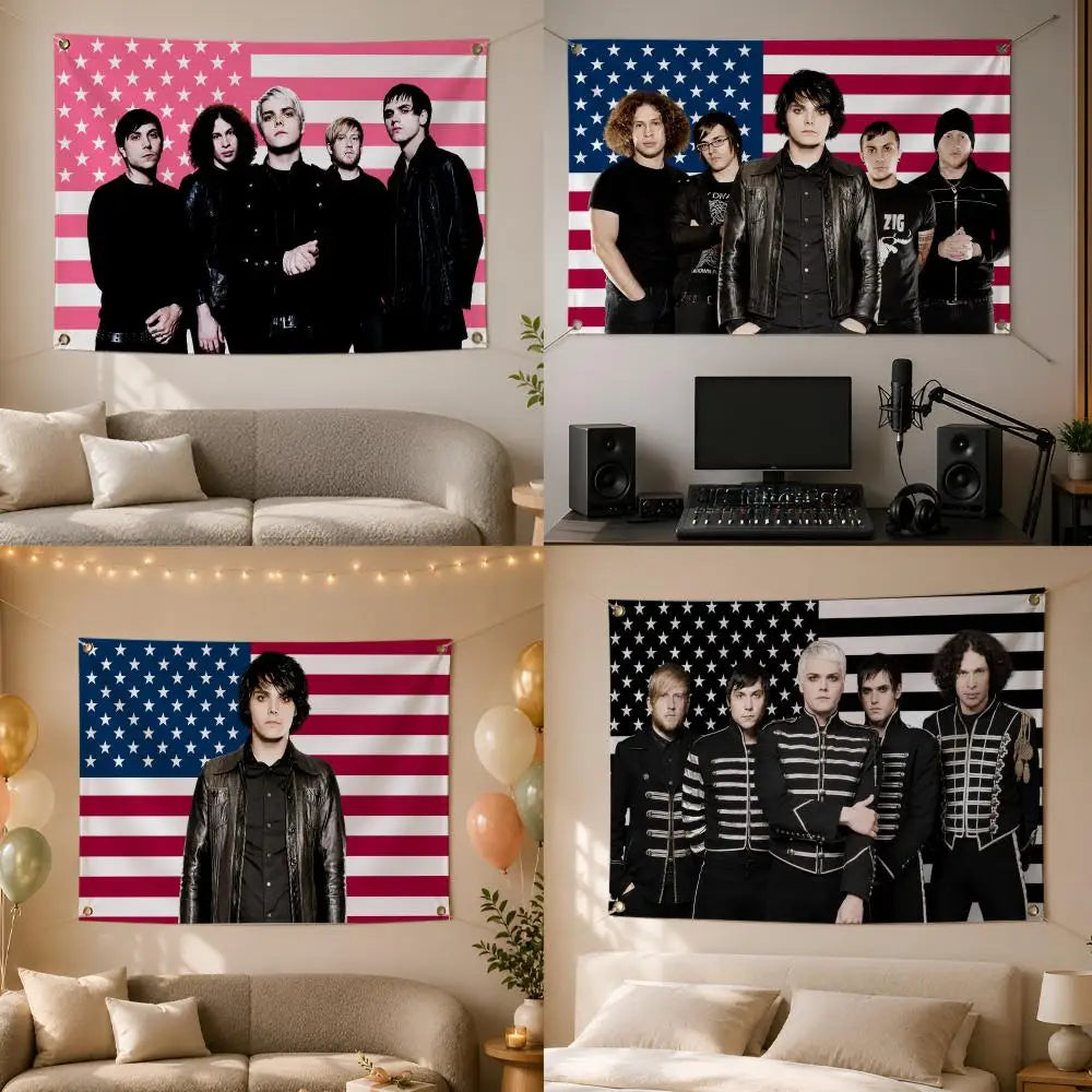 My Chemical Romance Wall Flag Banner – Indoor & Outdoor Decor