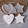 Christmas Silicone Ornament Molds – DIY Heart Star Tree Shapes