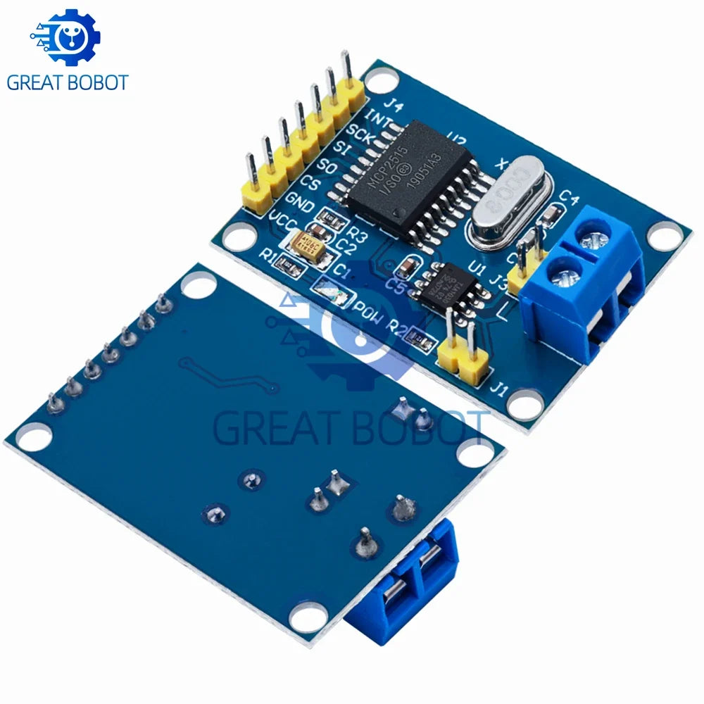 MCP2515 CAN Bus Module TJA1050 SPI for MCU & ARM Controllers