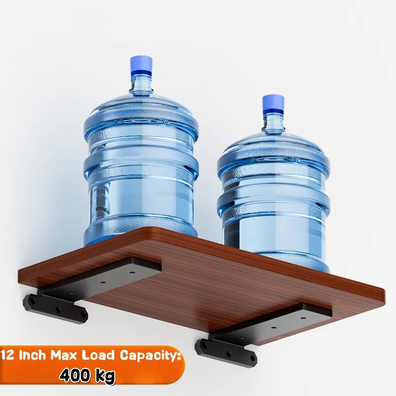 Heavy Duty Floating Shelf Brackets 400kg Hidden Wall Mount 2 Pack