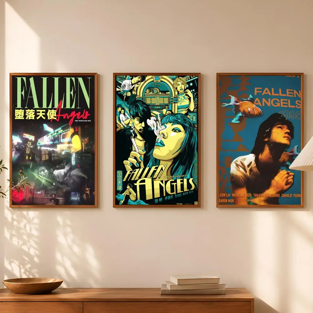 Fallen Angels Movie Poster – Self-Stick HD Waterproof Wall Art