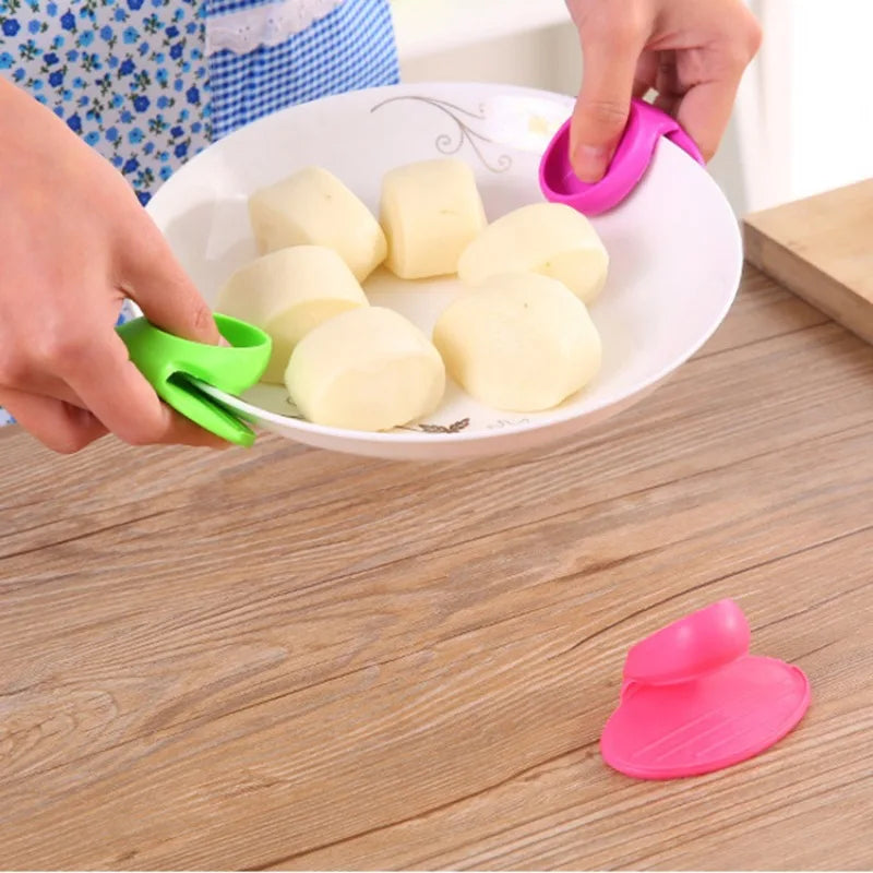 Silicone Heat Resistant Finger Covers Temperature Insulated Gloves