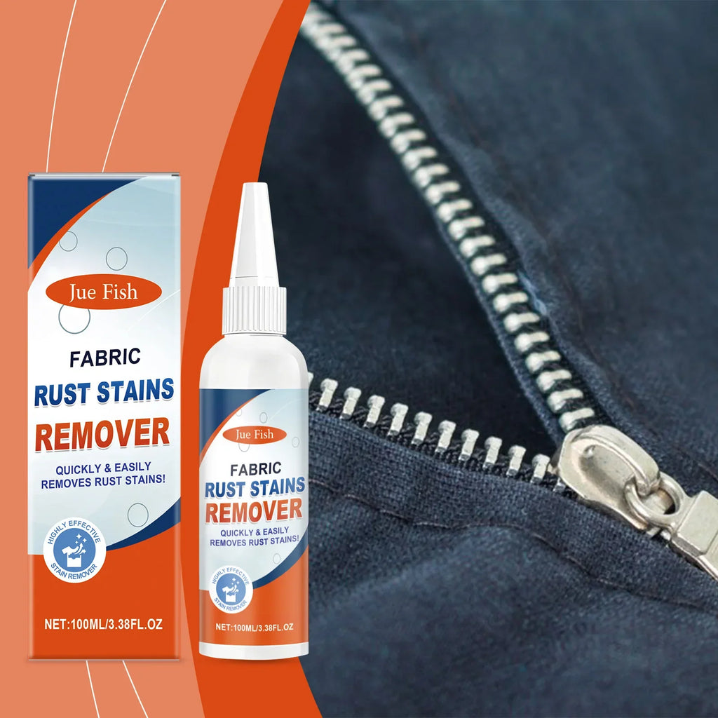 Fabric Rust Remover Liquid – Gentle Stain Remover for Clothes