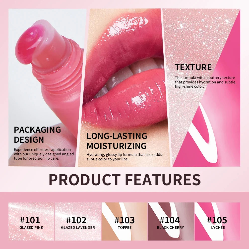 2-in-1 Lip Gloss Keychain | Glowing Butter Lip Care