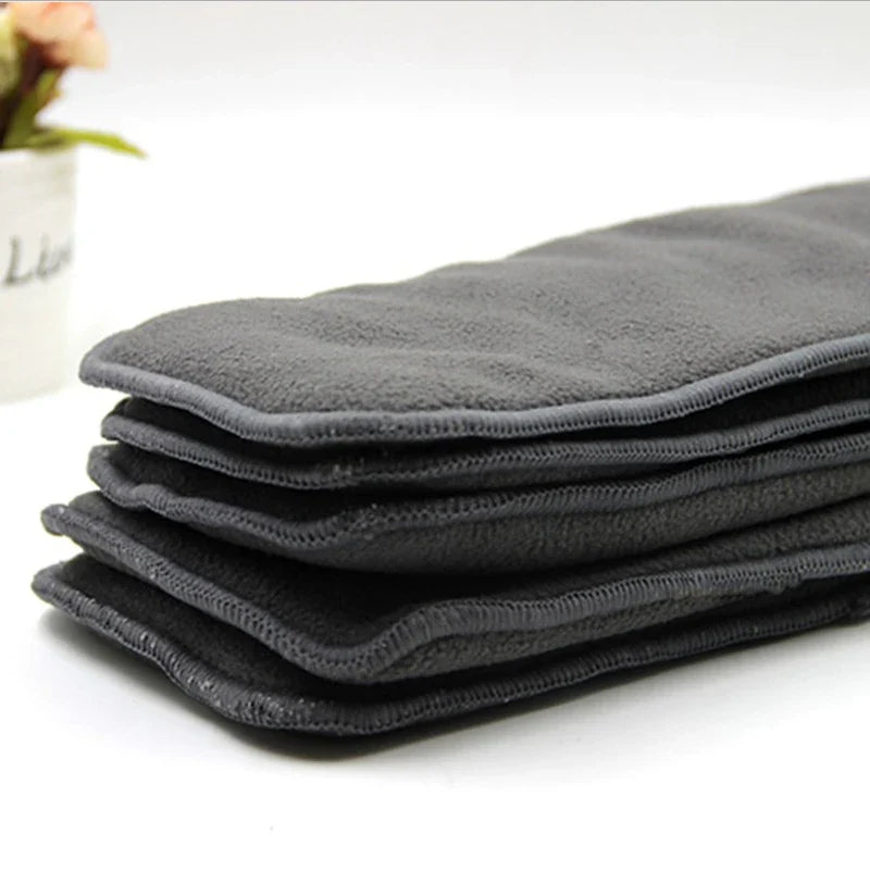 5-Layer Bamboo Charcoal Washable Adult Nappy Liner Insert Pad