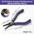 3D Print Removal Pliers – Diagonal Side Cutting Nippers