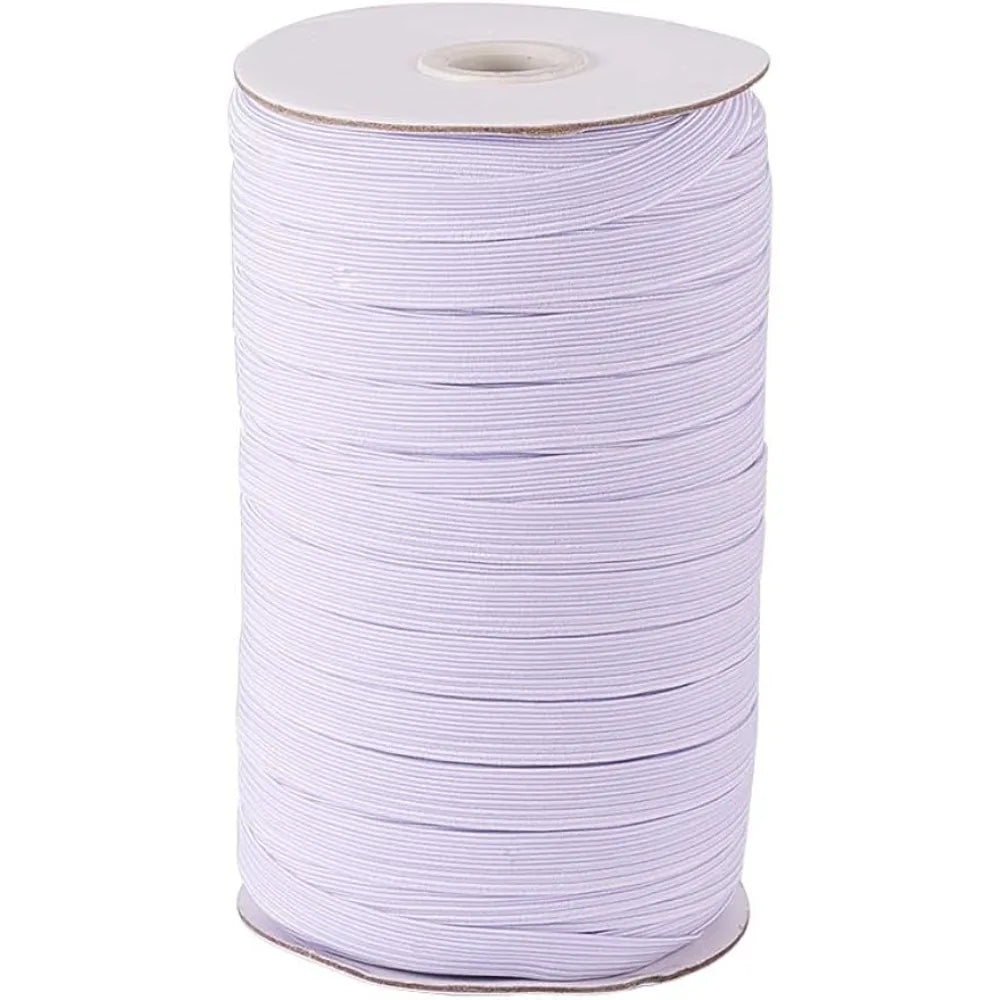 100 Yards 2/5" Braided Flat Elastic Band – Sewing & Headbands