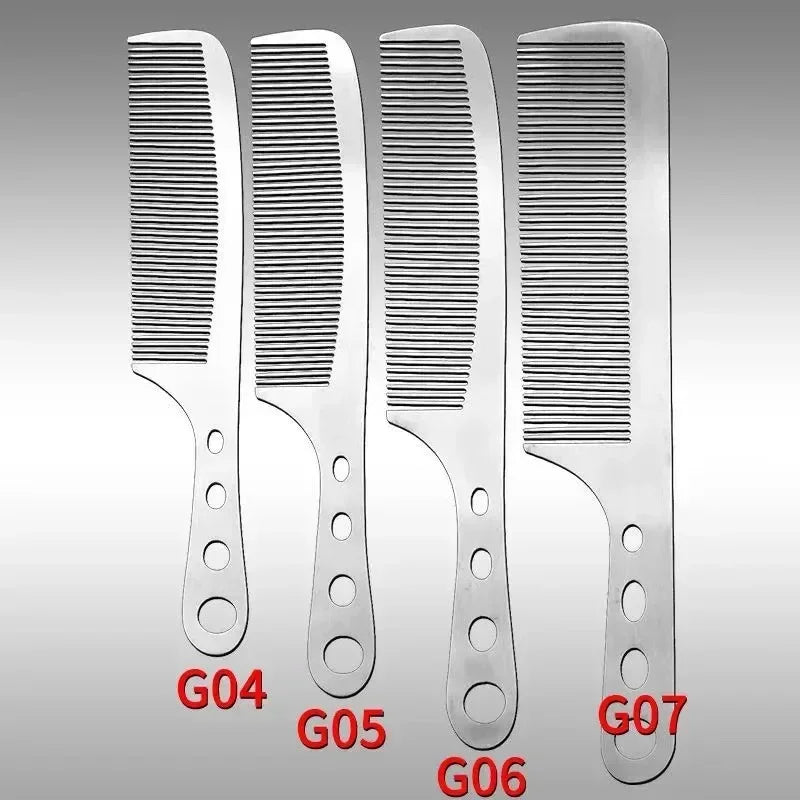 Titanium Steel Anti-Static Salon Comb – Ultra Thin 1mm