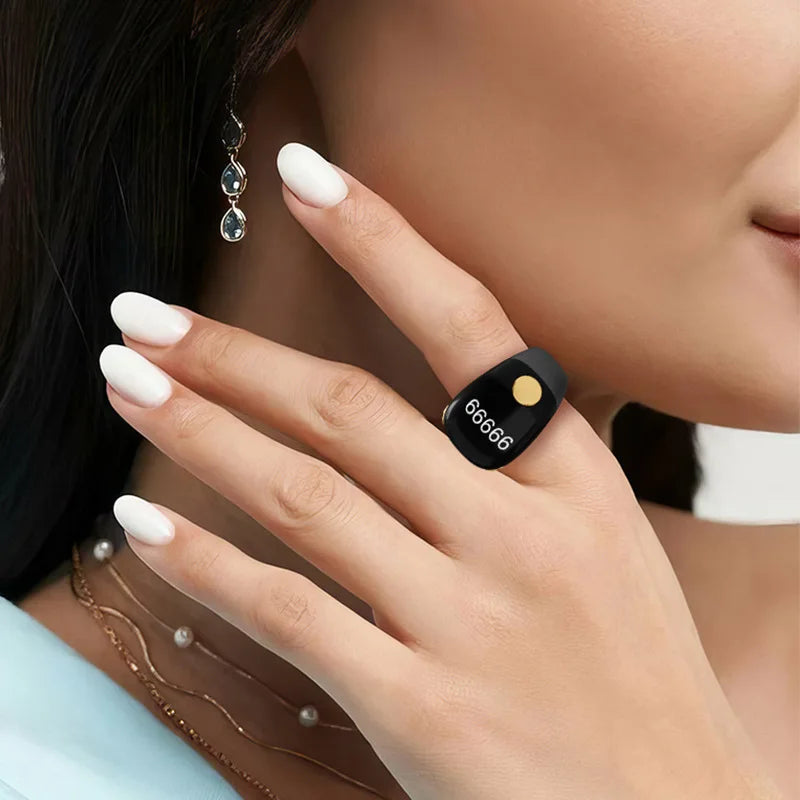 Rechargeable Smart Ring – Multifunctional Electronic Counter