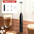 2-in-1 Rechargeable Handheld Milk Frother Wand & Drink Mixer