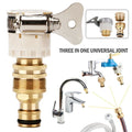 Universal Hose Tap Adapter 15–23mm | Garden Faucet Connector
