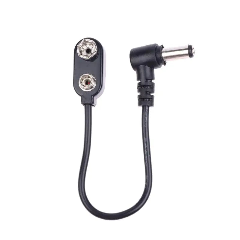 Effect Pedal 9V Battery Clip Converter Power Cable Snap Connector
