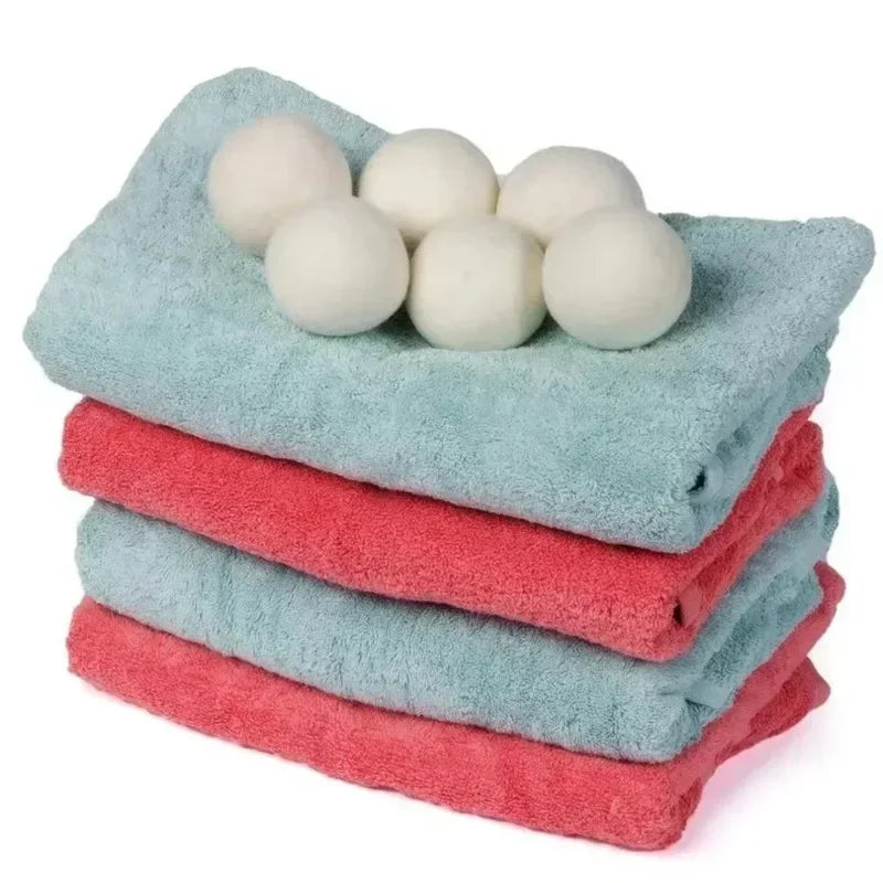 30-Pack Wool Dryer Balls – Natural Reusable Fabric Softener