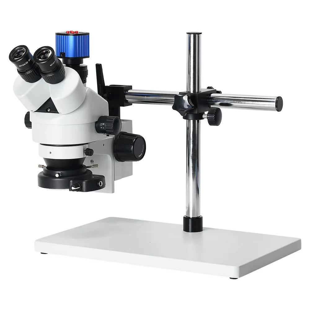 Dual Lens 7–45X Zoom Stereo Microscope | PCB & Electronics