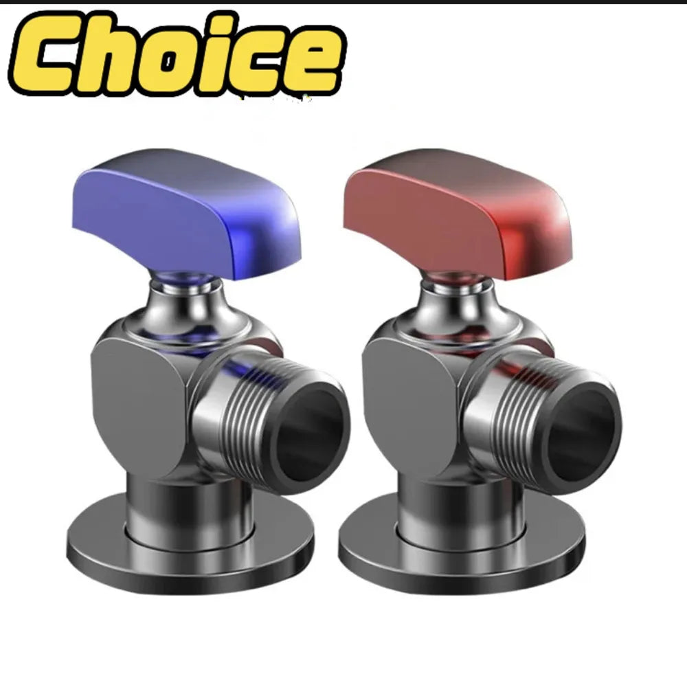 All-Copper Ball Core Angle Valve G1/2 Hot & Cold Triangle Valve
