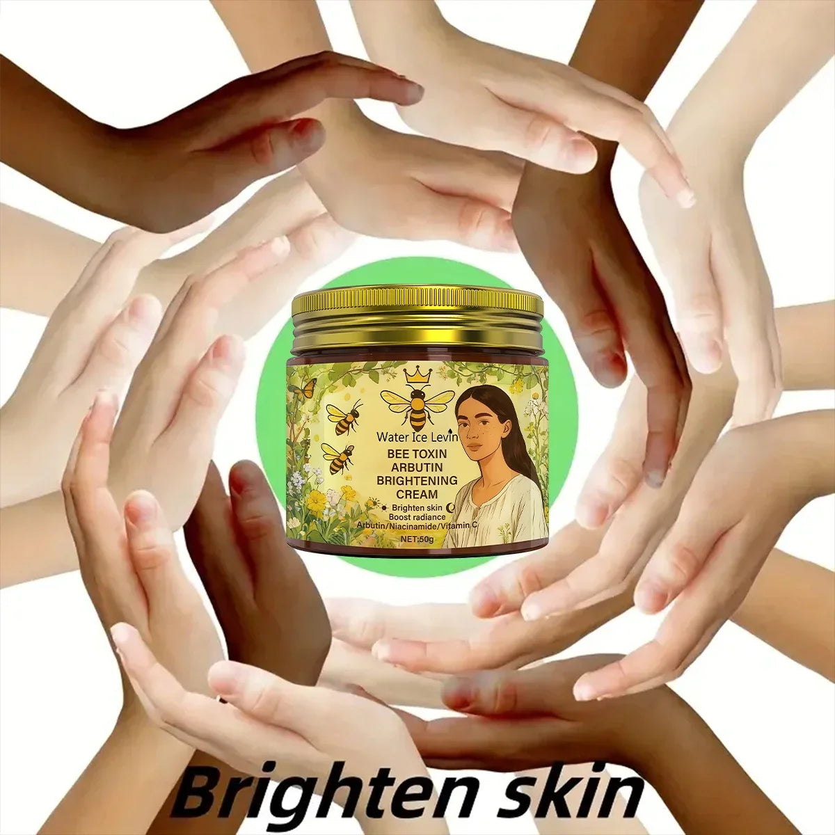 Bee Toxin & Arbutin Brightening Cream | Retinol + Hyaluronic Acid