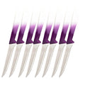 Steak Knife Set 4/6/8 Pcs – Gradient Handle Serrated Steel