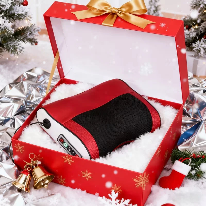 3D Kneading Neck & Shoulder Massage Pillow with Heat | Gift Box