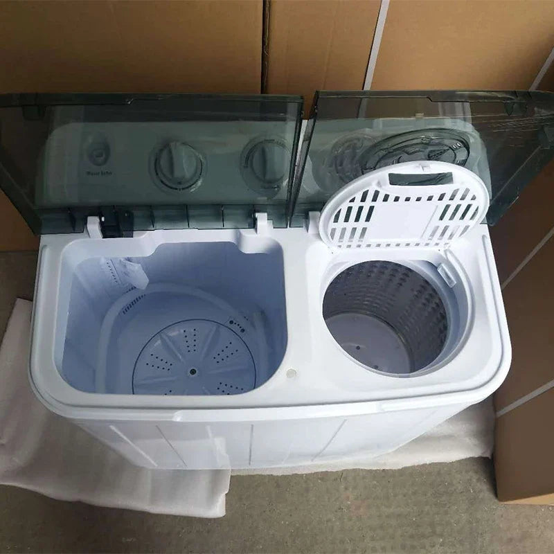 2-in-1 Portable Semi-Auto Washing Machine & Dryer Combo 4.5KG