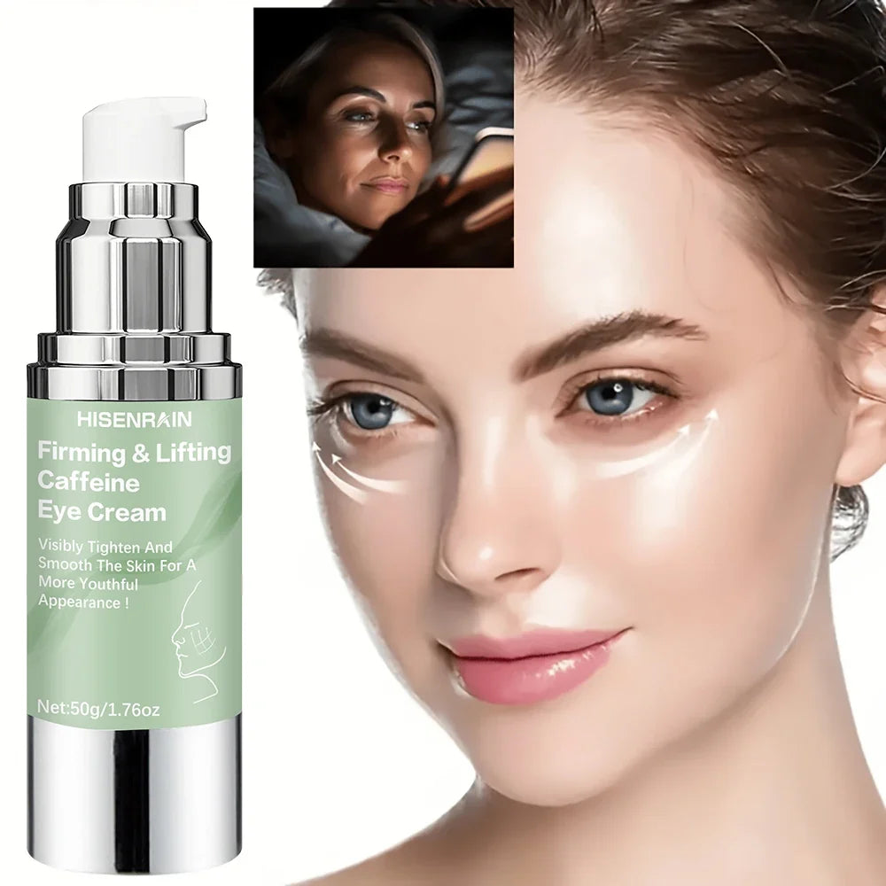 HISENRAIN Caffeine Eye Cream 50g – Firming, Lifting & Hydrating