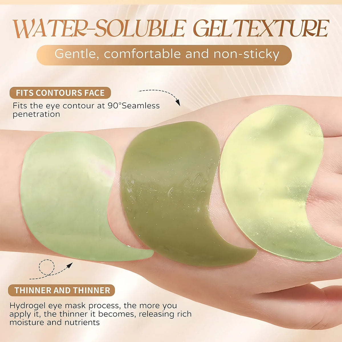 Seaweed Collagen Eye Mask 60 Pcs – Hydrating Gel Patches