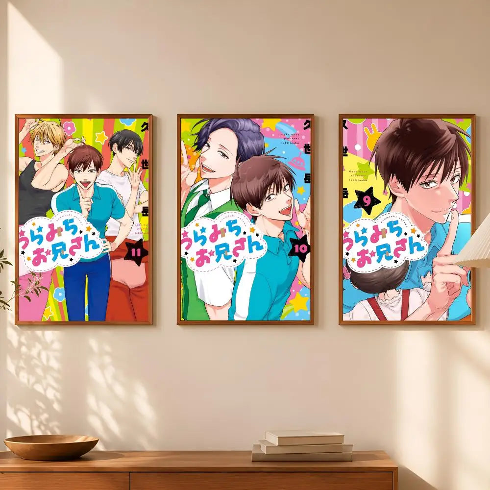 Uramichi Oniisan Self-Stick Wall Poster – HD Waterproof Anime Art