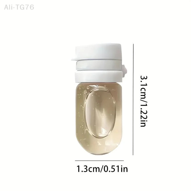 10-Pack 2ml Clear Glass Travel Bottles – Leak-Proof Flip-Top