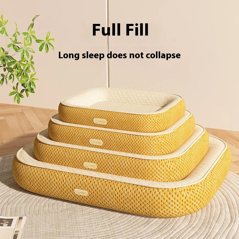 Ice Bean Cooling Dog Bed Summer Cool Pet Mat Cats Dogs 4 Season