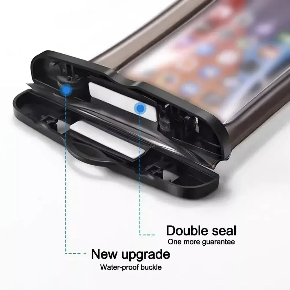 Waterproof Phone Pouch – Air Cushion Float & Touch Screen | 1–20 Pack