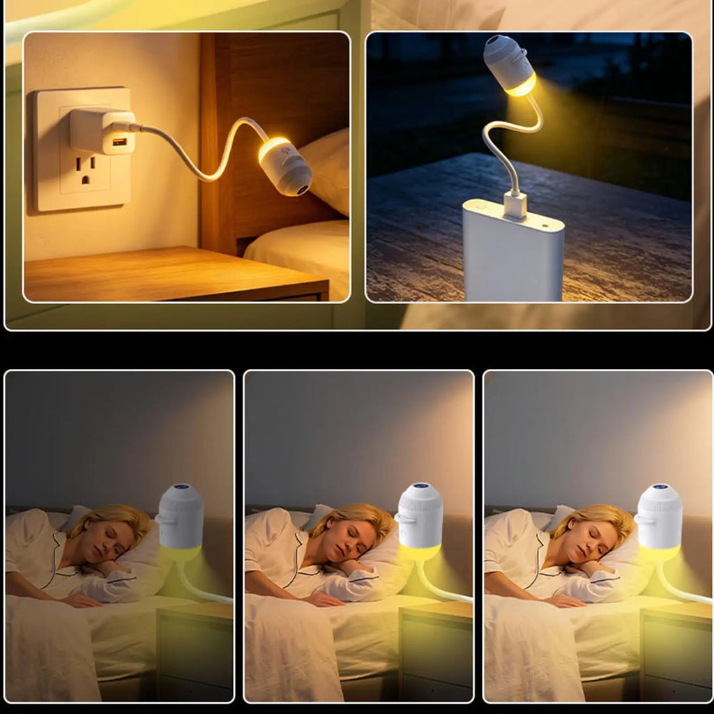Mini Galaxy Star Projector Night Light – 24 Themes & 360°